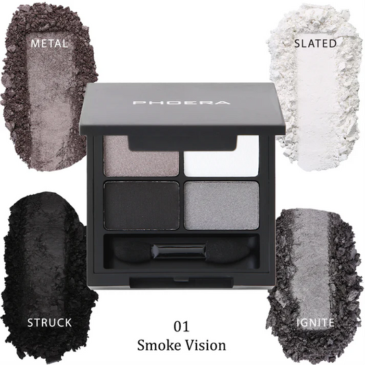 PHOERA (x4 Colors) Flawless Highly Pigmented Shadow Palette