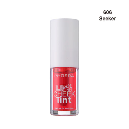 PHOERA Lip & Cheek Tint Stain Matte Finish