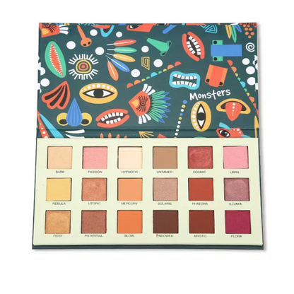 PHOERA (x18 Colors) Vegan Highly Pigmented Eyeshadow Palette