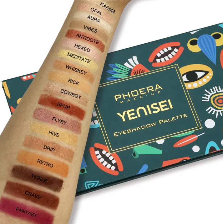 PHOERA (x18 Colors) Vegan Highly Pigmented Eyeshadow Palette