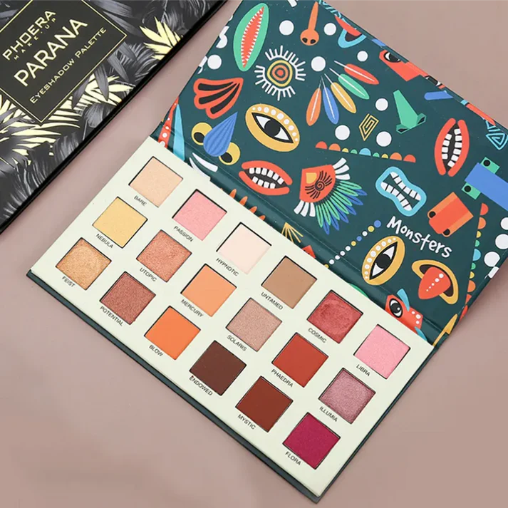 PHOERA (x18 Colors) Vegan Highly Pigmented Eyeshadow Palette
